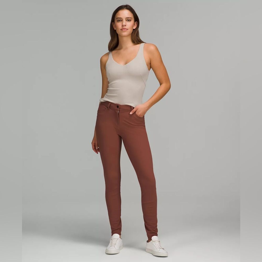 Lululemon City Sleek Slim Fit High Rise Pant in Ancient Copper Size 24